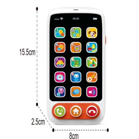 Jucarie interactiva Telefon Muzical, 18 luni+, Iggy Ziggy 702800