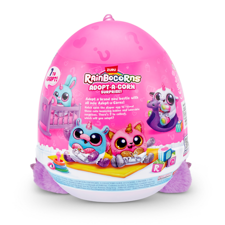 Jucarie plus Adopt a Corn Surprise Mini Pocket, 3 ani+, Rainbocorns 702847