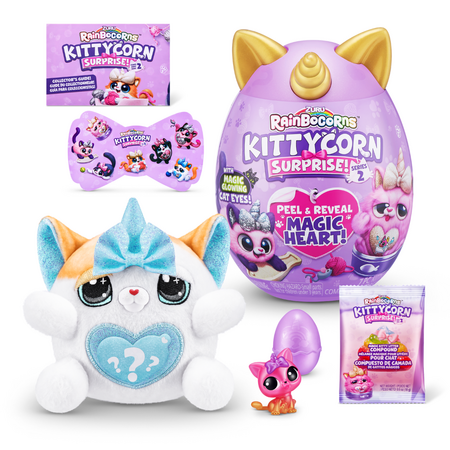 Jucarie de plus KittyCorn Surprise S2, Diverse Modele, 3 ani+, Rainbocorns 702867