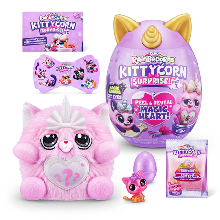 Jucarie de plus KittyCorn Surprise S2, Diverse Modele, 3 ani+, Rainbocorns 702866