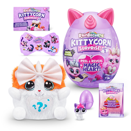 Jucarie de plus KittyCorn Surprise S2, 3 ani+, Rainbocorns
