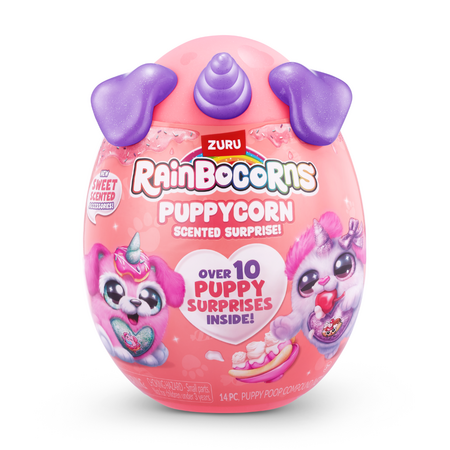Jucarie de plus PuppyCorn Surprise S4, 3 ani+, Rainbocorns 702874