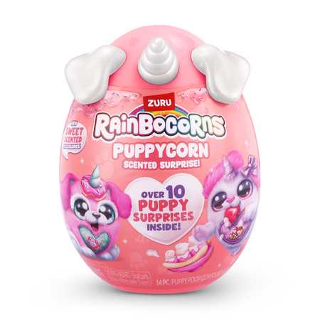 Jucarie de plus PuppyCorn Surprise S4, 3 ani+, Rainbocorns 702875