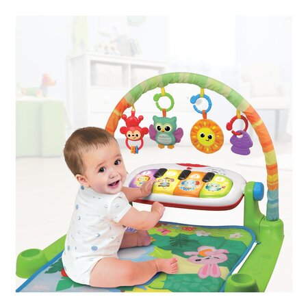 Centru de activitatie muzical Prietenii din jungla Deluxe, 0 luni+, Winfun 702987