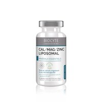 Calciu Magneziu Zinc Lipozomal, 60 capsule, Biocyte