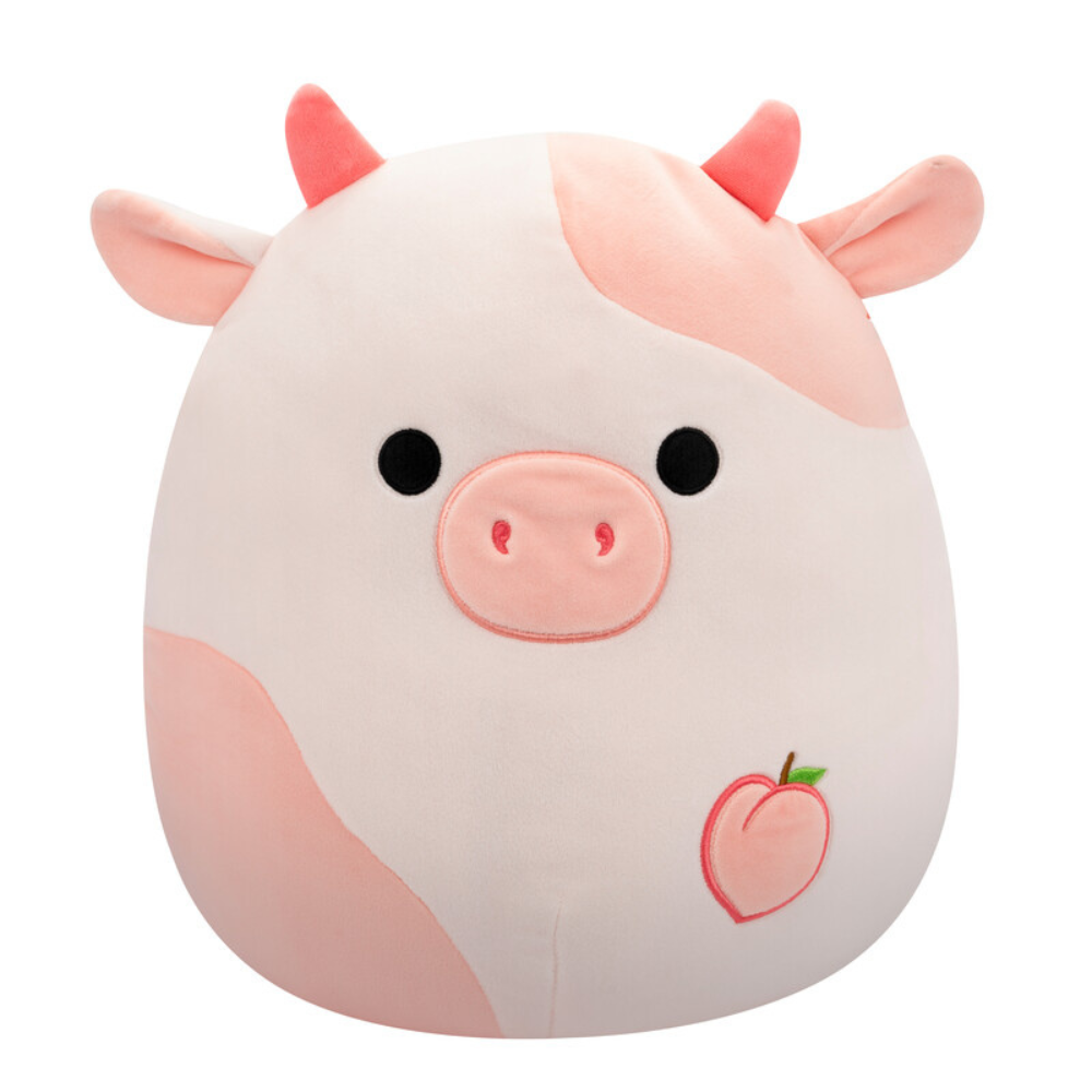 Jucarie de plus Vacuta Lilaz, 19 cm, 3 ani+, Squishmallows