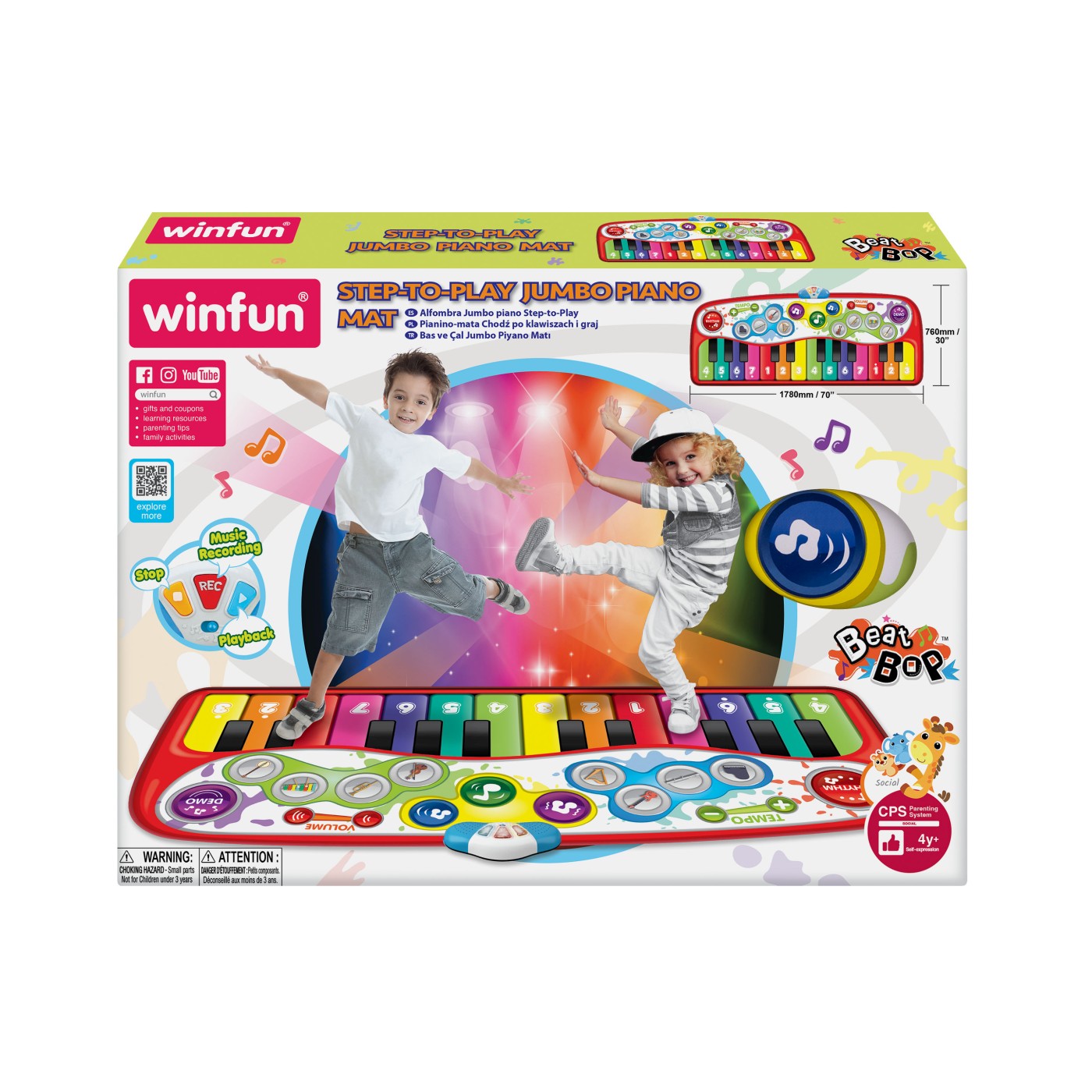 Covoras pian, 4 ani+, Winfun