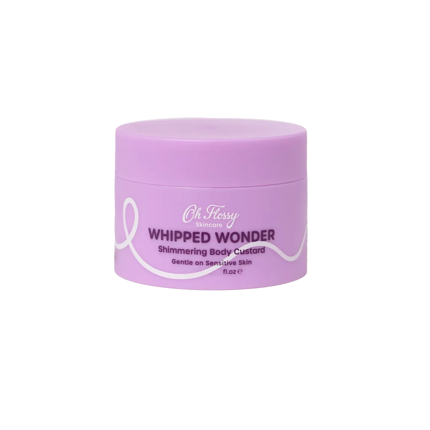 Crema hidratanta de corp cu sclipici Whipped Wonder, 50 ml, Oh Flossy