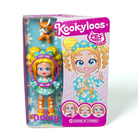 Papusa Daisy si Nara Pets Party, 3 ani+, Kookyloos 703332