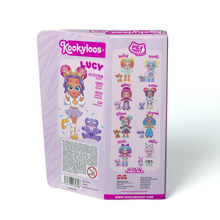 Papusa Lucy si Sprinkle Pets Party, 3 ani+, Kookyloos 703366