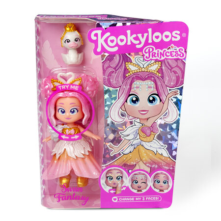 Papusa Swan Fantasy Princess, 3 ani+, Kookyloos 703421