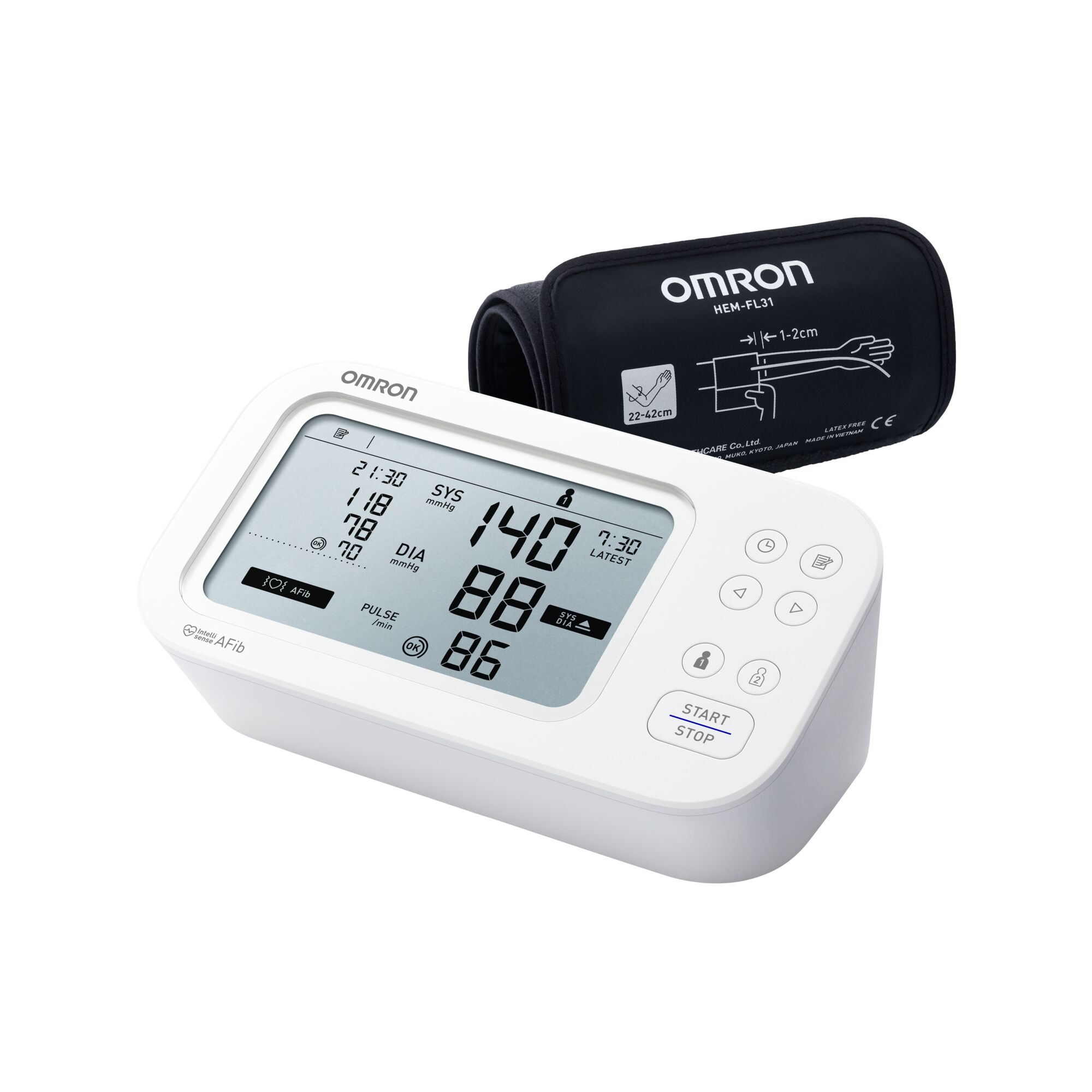 Tensiometru de brat detectare fibrilatie atriala, M6 Comfort Afib, Omron