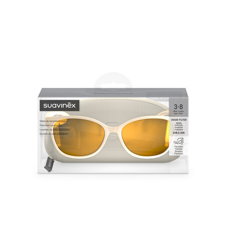 Ochelari de soare cu lentile polarizate, Animal Print, Patrati, 3-8 ani, Suavinex 703614