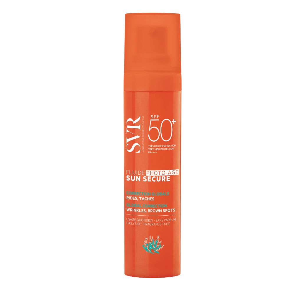 Crema cu textura fluida SPF50+ Sun Secure Photo-Age, 40 ml, Svr