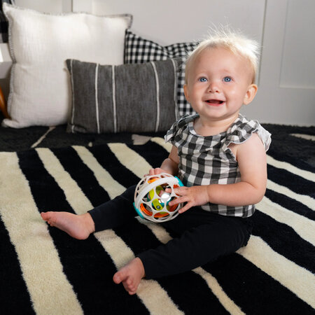 Minge zornaitoare Oball Grip & Spin, 0 luni+, Baby Einstein 703672