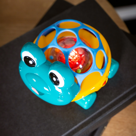 Masinuta cu zornaitoare Curious Car Neptune Oball, 3 luni+, Baby Einstein 703697