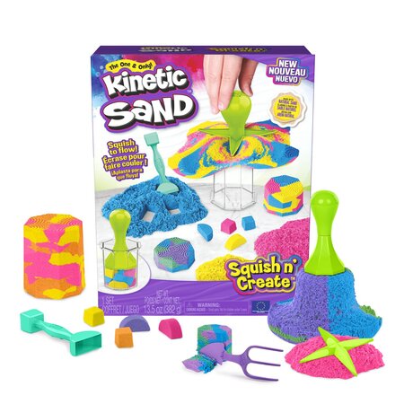 Nisip kinetic, + 3 ani, Squish, Kinetic Sand