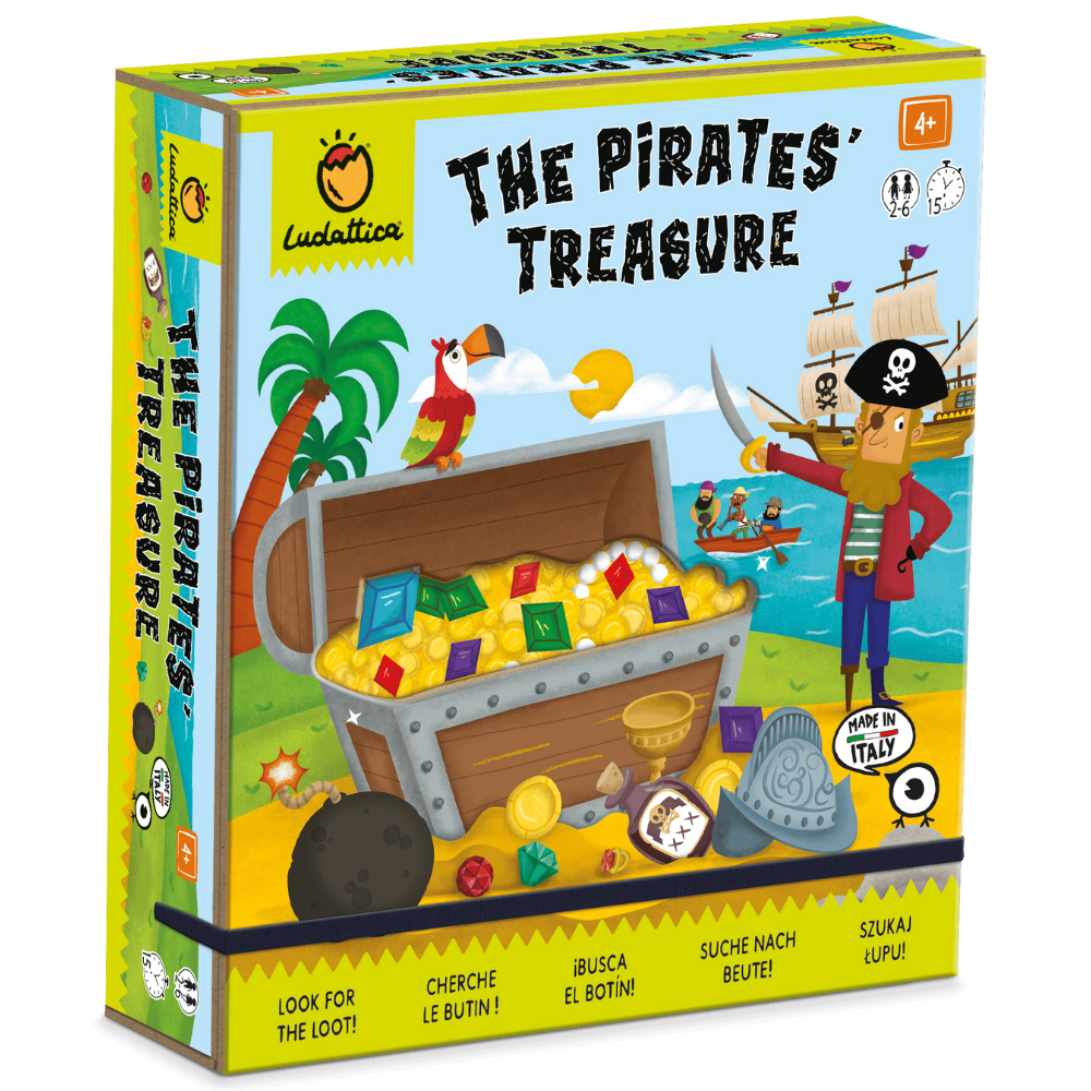 Joc de societate Comoara Piratilor, 4 ani+, Ludattica