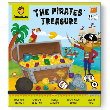 Joc de societate Comoara Piratilor, 4 ani+, Ludattica 703824