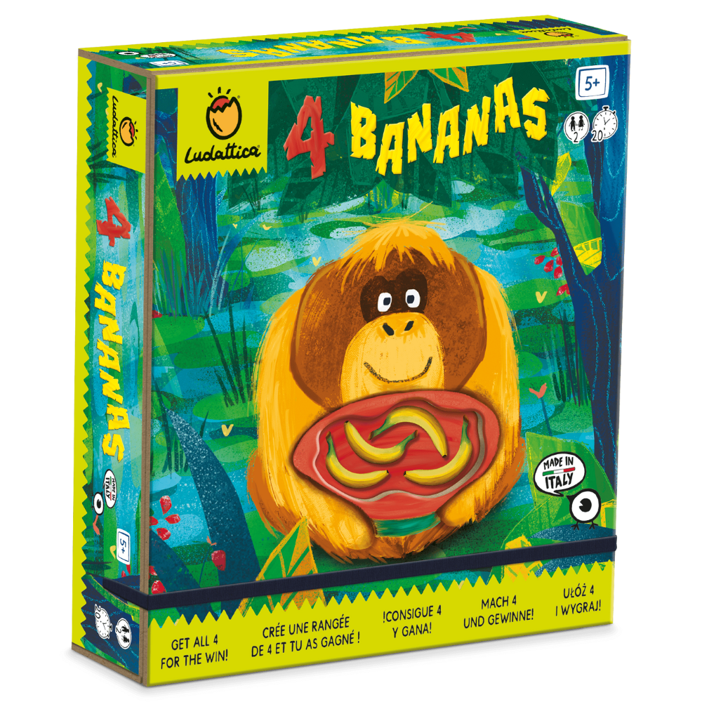 Joc de societate 4 Banane, 5 ani+, Ludattica