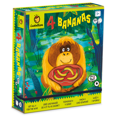Joc de societate 4 Banane, 5 ani+, Ludattica