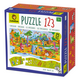 Puzzle educativ 123, Dinozauri, 3 ani+, 25 piese, Ludattica 703878