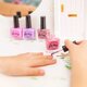 Set de 3 lacuri de unghii pentru copii, Pink Pamper, 3 x 11 ml, Oh Flossy 703893
