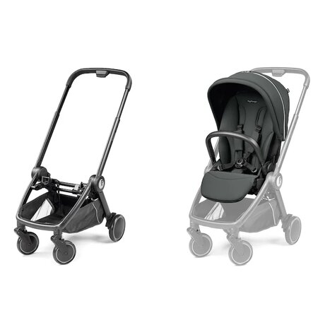 Carucior City Loop, Verde Metal, nastere - pana la 22 kg, Peg Perego 703916
