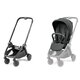 Carucior City Loop, Verde Metal, nastere - pana la 22 kg, Peg Perego 703916