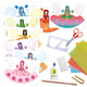 Joc creativ Atelier de creat Zane Magice, 5 ani+, Ludattica 703908