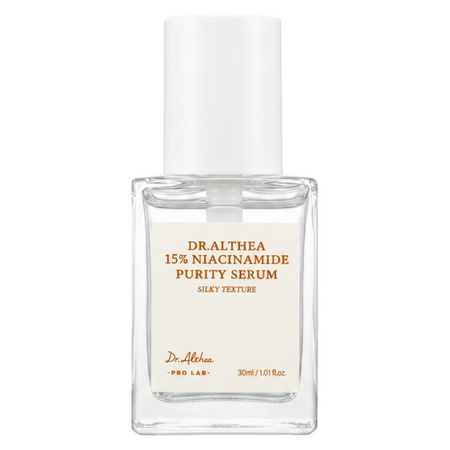 Serum de fata iluminator si purificator cu 15% niacinamida, 30 ml, Dr.Althea