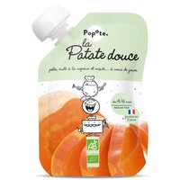 Piure Bio cu 78% cartofi dulci, 4-6 luni, 120 g, Popote