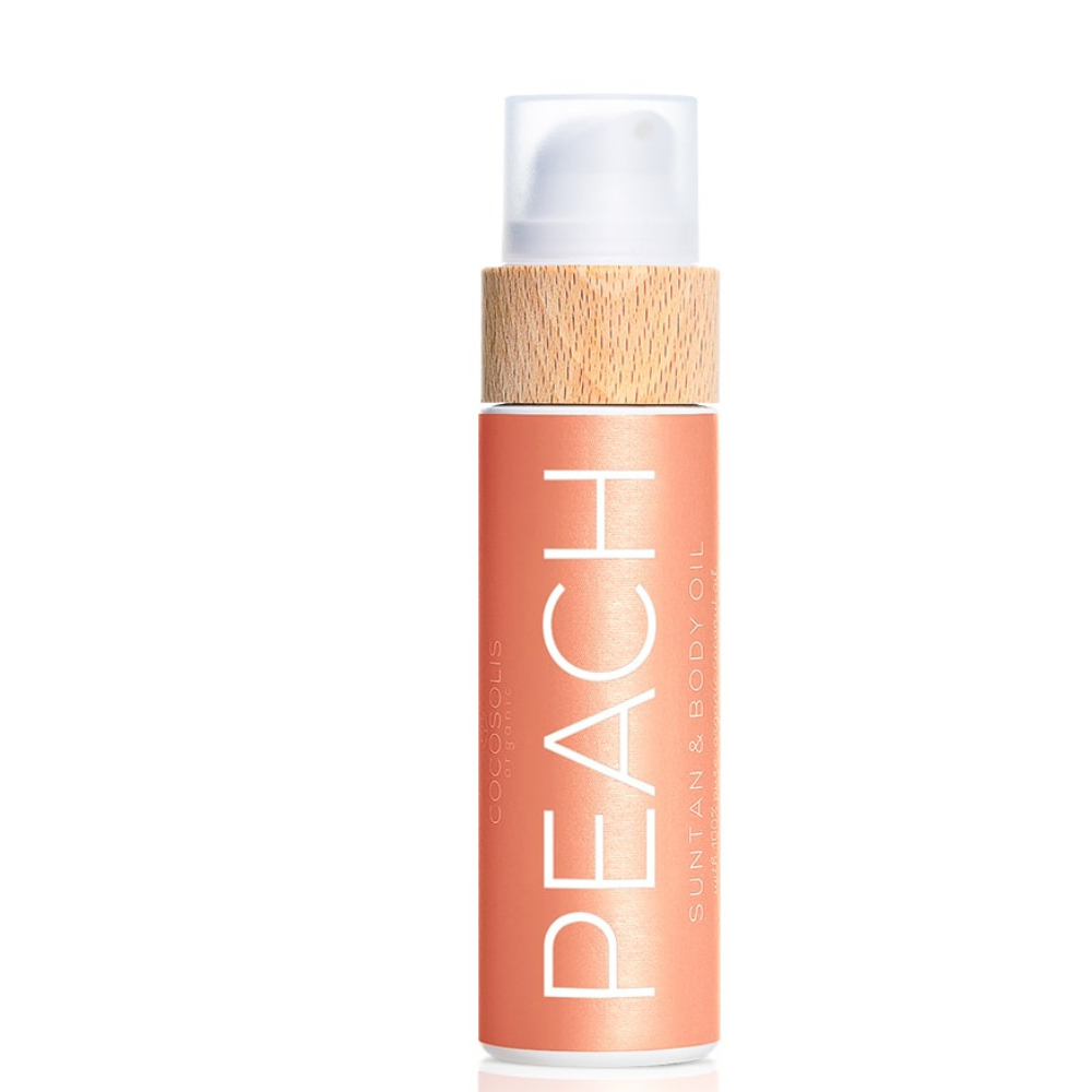 Ulei de corp bronzant Peach, 100 ml, Cocosolis