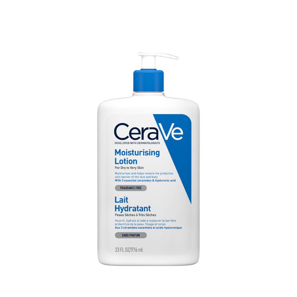 Lotiune hidratanta pentru fata si corp, piele uscata si foarte uscata, 976 ml, CeraVe