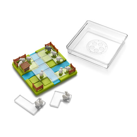Joc de logica cu 60 de provocari Counting Sheep, 7 ani+, Smart Games 704877