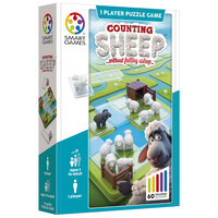 Joc de logica cu 60 de provocari Counting Sheep, 7 ani+, Smart Games
