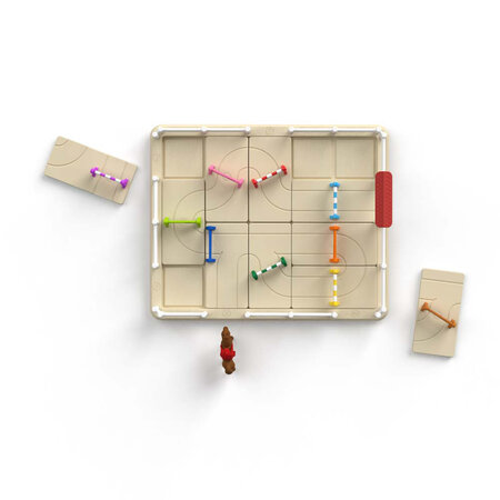 Joc de logica cu 80 de provocari Horse Academy, 7 ani+, Smart Games 704882