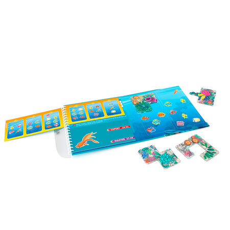 Joc de logica cu 48 de provocari Coral Reef, 4 ani+, Smart Games 704890