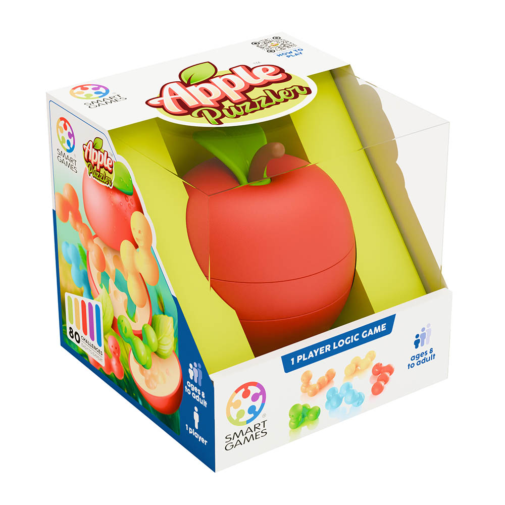 Joc de logica cu 80 de provocari Apple Puzzler, 8 ani+, Smart Games