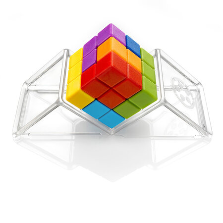 Joc de logica cu 80 de provocari Cube Puzzler Go, 8 ani+, Smart Games 704937