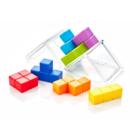 Joc de logica cu 80 de provocari Cube Puzzler Go, 8 ani+, Smart Games 704938