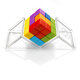 Joc de logica cu 80 de provocari Cube Puzzler Go, 8 ani+, Smart Games 704937