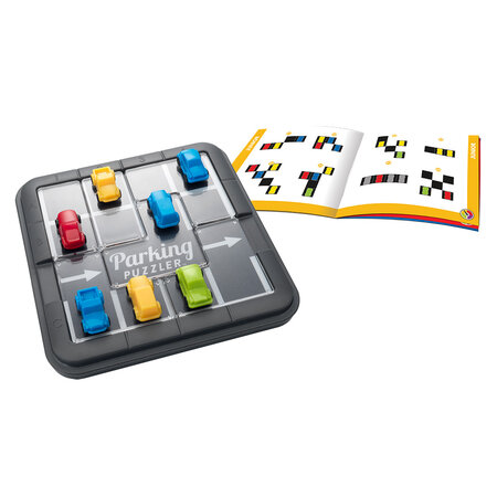 Joc de logica cu 60 de provocari Parking Puzzler, 6 ani+, Smart Games 704953