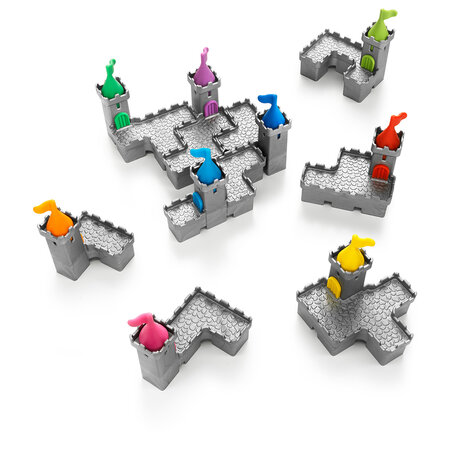 Joc de logica cu 80 de provocari Tower Stacks, 8 ani+, Smart Games 704970
