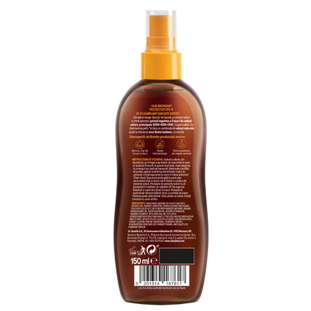 Ulei spray bronzant SPF15 Sun, 150 ml, Elmiplant 779995