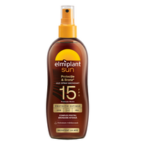Ulei spray bronzant SPF15 Sun, 150 ml, Elmiplant