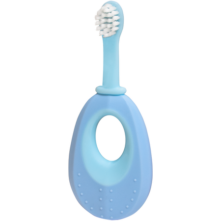 Periuta de dinti pentru bebelusi Extra Soft, Albastru, 6 luni+, The Humble Co 705069