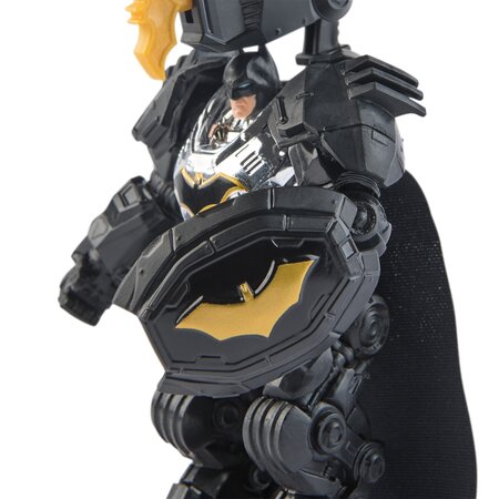 Figurina Batman DC, 10 cm, Eroii Metal Force, + 4 ani, Spin Master 705111