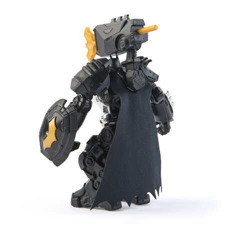 Figurina Batman DC, 10 cm, Eroii Metal Force, + 4 ani, Spin Master 705110