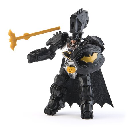 Figurina Batman DC, 10 cm, Eroii Metal Force, + 4 ani, Spin Master 705109
